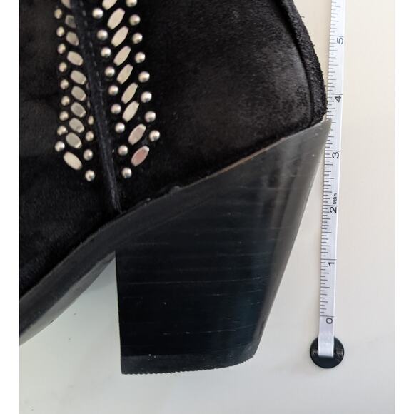 Women's Calleen Cordero Nikita Ankle Boots Black Suede US Size 8.5 Retail $620 - Picture 9 of 10
